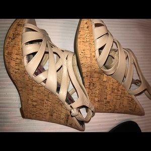 Beige Wedges